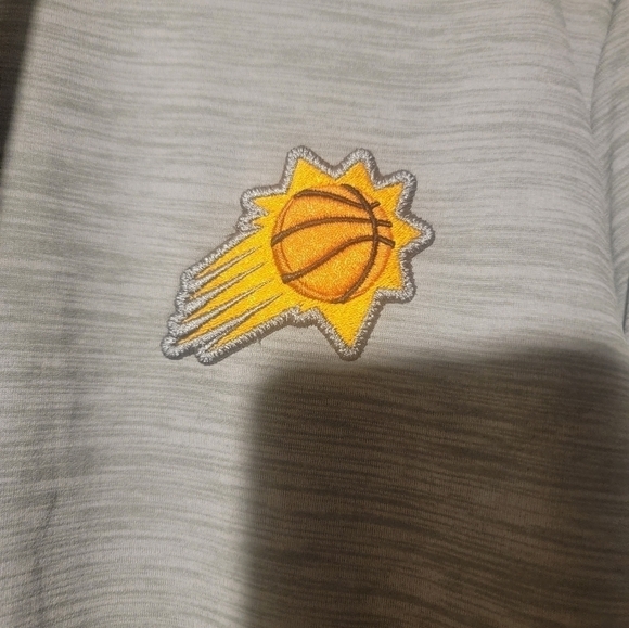 Nike Player Issue PE Phoenix Suns Zip Training Warm-Up Shirt Sz Med CN3300-002 - Picture 4 of 5